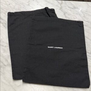 Set of Two Saint Laurant Sleeper Bags for Shoes or Small Leather Goods